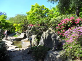 Парк Planten un Blomen. Японский сад