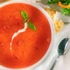 Суп из помидоров с кинзой