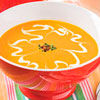 Морковный крем-суп с фисташками