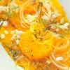 Праздничный салат из апельсинов
