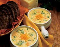 Сырный французский суп со сливками