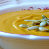 Крем-суп со скорцонером и тыквенными семечками