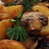 Картофель с гравилатом и грибами