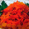 Морковный салат с изюмом, имбирем и соком лайма