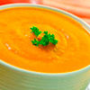 Морковный суп-пюре с сельдереем и артишоками