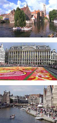 Цветочный ковер в Генте, Бельгия