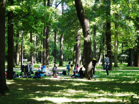 Дети в парке Флораль