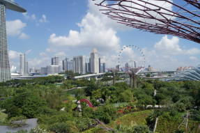 Вид на Сингапур от 