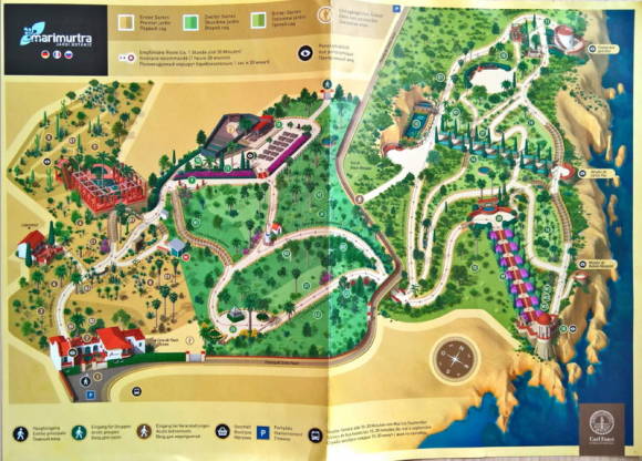Карта Ботанического сада Маримуртра