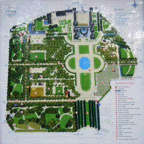 Современный план Люксембургского сада