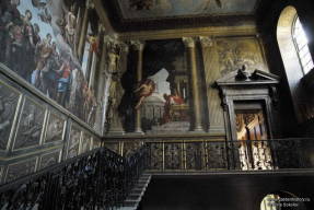 Хемптон Корт. Лестница в покои Уильяма III и Марии II