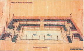 Эрнст Лоу. Проект воссоздания Прудового сада тюдоровской эпохи в Хемптон Корте. 1903