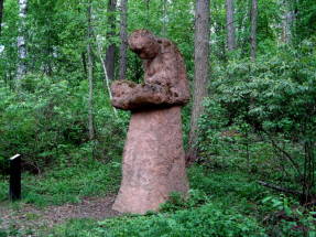 Скульптура Олави Лану в Лахти